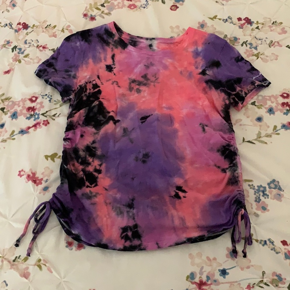 VS Pink Tie-Dye Top